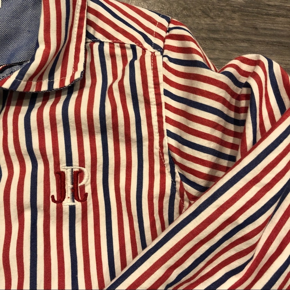 JACADI Paris long sleeve button down shirt Size 2 - Picture 3 of 9